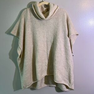 Women’s One Size Fits All Soft Poncho w/ Cowl Neck
